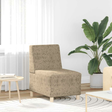 vidaXL világosszürke művelúr kanapéfotel 55 cm bútor
