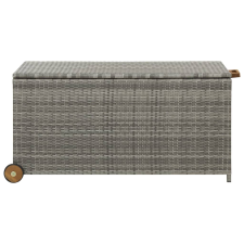 vidaXL világosszürke polyrattan kerti tárolóláda 120 x 65 x 61 cm (310090) kerti tárolás