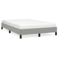 vidaXL Világosszürke szövet ágykeret 120 x 190 cm ágy és ágykellék