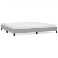 vidaXL világosszürke szövet ágykeret 200x200 cm (346744) ágy és ágykellék