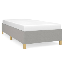 vidaXL világosszürke szövet ágykeret 90 x 200 cm ágy és ágykellék