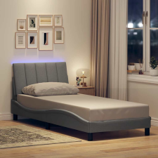 vidaXL világosszürke szövet ágykeret matrac nélkül 80x200 cm ágy és ágykellék