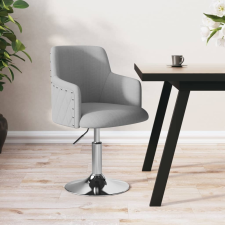 vidaXL világosszürke szövet étkezőszék bútor