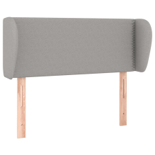 vidaXL világosszürke szövet fejtámla szárnyakkal 103x23x78/88 cm (3116994) ágy és ágykellék