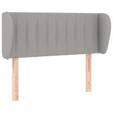 vidaXL világosszürke szövet fejtámla szárnyakkal 103x23x78/88 cm (3117372) ágy és ágykellék