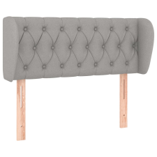 vidaXL világosszürke szövet fejtámla szárnyakkal 103x23x78/88 cm (3117470) ágy és ágykellék