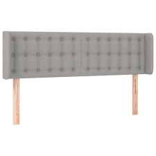 vidaXL világosszürke szövet fejtámla szárnyakkal 147x16x78/88 cm (3119200) ágy és ágykellék