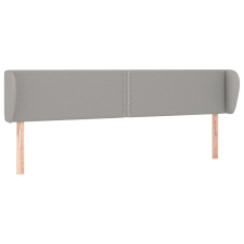 vidaXL világosszürke szövet fejtámla szárnyakkal 163x23x78/88 cm (3117010) ágy és ágykellék