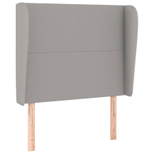 vidaXL világosszürke szövet fejtámla szárnyakkal 93 x 23 x 118/128 cm (3117658) ágy és ágykellék