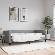vidaXL világosszürke szövet kanapéágy keret 100 x 200 cm bútor