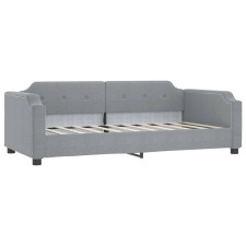 vidaXL világosszürke szövet kanapéágy keret 100 x 200 cm (354210) ágy és ágykellék