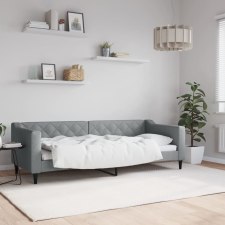 vidaXL világosszürke szövet kanapéágy keret 80 x 200 cm bútor