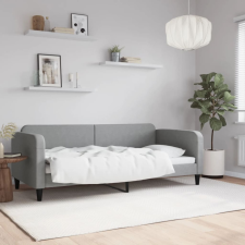 vidaXL világosszürke szövet kanapéágy keret 90 x 200 cm ágy és ágykellék