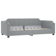 vidaXL világosszürke szövet kanapéágy keret 90 x 200 cm (354205) ágy és ágykellék