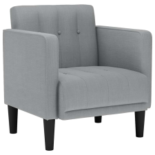 vidaXL világosszürke szövet kanapészék karfás szék 53 cm (4100543) bútor