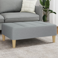 vidaXL világosszürke szövet lábzsámoly 77x55x31 cm bútor