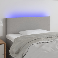 vidaXL világosszürke szövet LED-es fejtámla 100x5x78/88 cm ágy és ágykellék