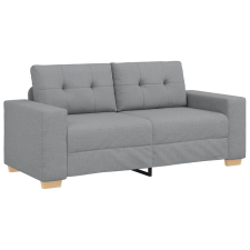vidaXL világosszürke szövet loveseat kanapé 140 cm (4105078) bútor