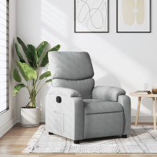 vidaXL világosszürke szövet relaxfotel bútor