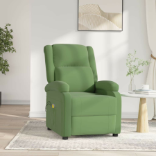 vidaXL világoszöld bársony elektromos masszázsfotel masszázsfotel