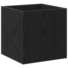 vidaXL Virágágyás Fekete Tölgy 40x40x40 cm Mérnöki Fa (862786) kerti tárolás