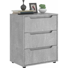 vidaXL VISNES betonszürke szerelt fa tálalószekrény 60x40x73 cm (4108286) bútor