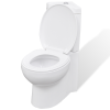 vidaXL WC Kerámia Fürdőszoba Vécé Fehér.