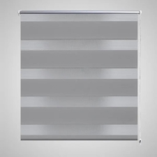 vidaXL Zebra roló 100 x 175 cm Szürke lakástextília