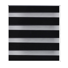 vidaXL Zebra roló 140 x 175 cm Fekete (240224) lakástextília