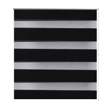 vidaXL Zebra roló 50 x 100 cm Fekete (240188) lakástextília