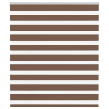 vidaXL zebrafüggönnyel barna szövetszélesség 125,9 cm poliészter lakástextília