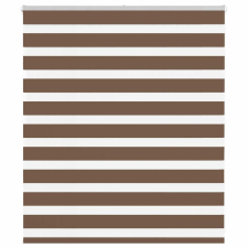 vidaXL zebrafüggönnyel barna szövetszélesség 125,9 cm poliészter lakástextília