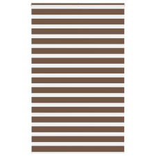 vidaXL zebrafüggönnyel barna szövetszélesség 135,9 cm poliészter lakástextília