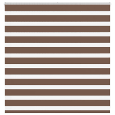 vidaXL zebrafüggönnyel barna szövetszélesség 145,9 cm poliészter lakástextília