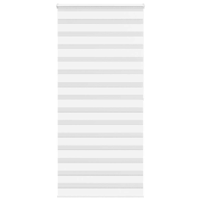 vidaXL zebrafüggönnyel fehér szövetszélesség 110,9 cm poliészter lakástextília