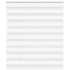 vidaXL zebrafüggönnyel fehér szövetszélesség 120,9 cm poliészter lakástextília