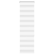 vidaXL zebrafüggönnyel fehér szövetszélesség 45,9 cm poliészter lakástextília