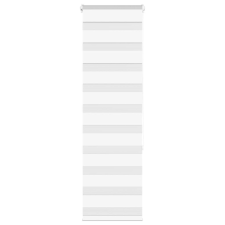 vidaXL zebrafüggönnyel fehér szövetszélesség 45,9 cm poliészter lakástextília