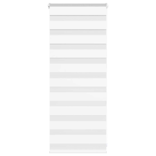 vidaXL zebrafüggönnyel fehér szövetszélesség 60,9 cm poliészter lakástextília