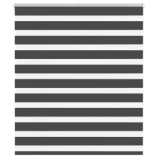 vidaXL zebrafüggönnyel fekete szövetszélesség 120,9 cm poliészter lakástextília