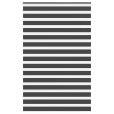 vidaXL zebrafüggönnyel fekete szövetszélesség 135,9 cm poliészter lakástextília