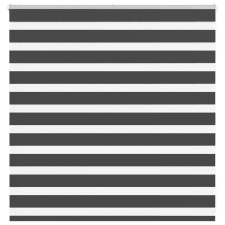 vidaXL zebrafüggönnyel fekete szövetszélesség 135,9 cm poliészter lakástextília