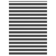 vidaXL zebrafüggönnyel fekete szövetszélesség 155,9 cm poliészter lakástextília