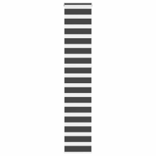 vidaXL zebrafüggönnyel fekete szövetszélesség 40,9 cm poliészter lakástextília