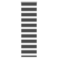 vidaXL zebrafüggönnyel fekete szövetszélesség 45,9 cm poliészter lakástextília