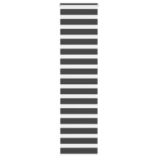 vidaXL zebrafüggönnyel fekete szövetszélesség 45,9 cm poliészter lakástextília