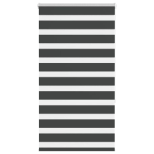 vidaXL zebrafüggönnyel fekete szövetszélesség 65,9 cm poliészter lakástextília