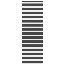 vidaXL zebrafüggönnyel fekete szövetszélesség 65,9 cm poliészter lakástextília