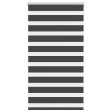 vidaXL zebrafüggönnyel fekete szövetszélesség 80,9 cm poliészter lakástextília