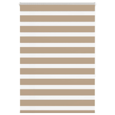 vidaXL zebrafüggönnyel homokbarna szövetszélesség 100,9 cm poliészter lakástextília